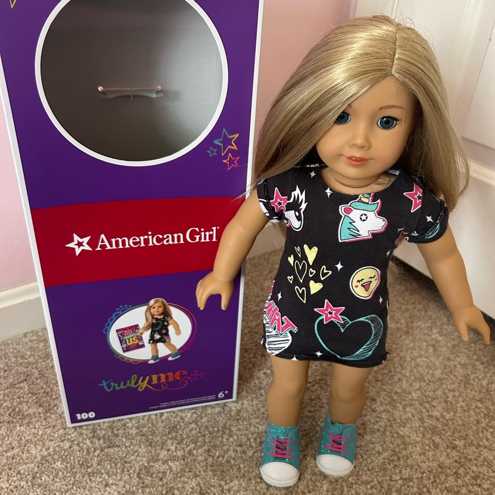 American girl doll truly me #100